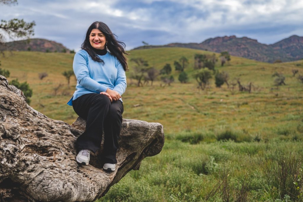 Shamsa pictured at Ikara-Flinders Ranges National Park.