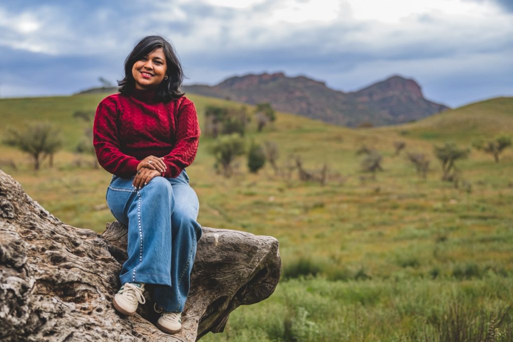 Nahid pictured at the Ikara-Flinders Ranges National Park.