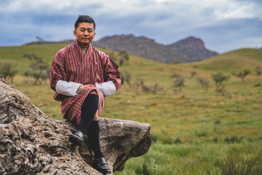 Dorji pictured at the Ikara-Flinders Ranges National Park.